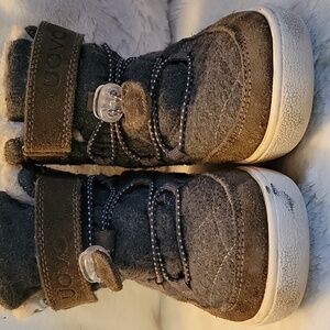 UOVO Boys Fleece Lined Hi-Tops